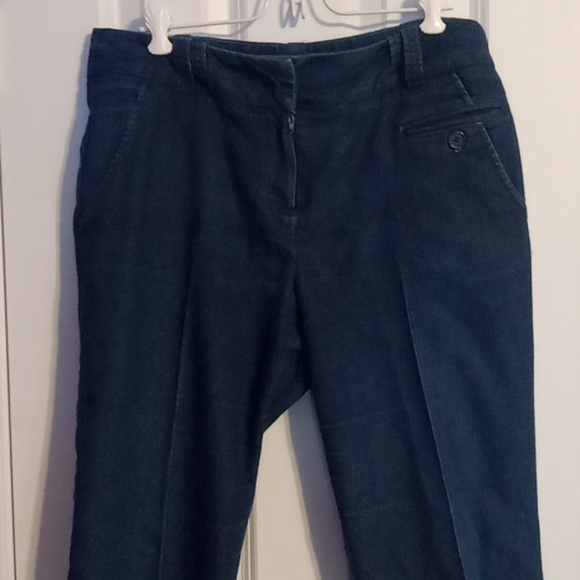 Larry Levine Blue Ankle Pants - Picture 2 of 6